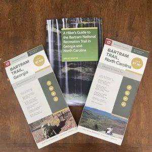 North Carolina and Georgia Bartram Trail Guides and Hiking Maps Bundle